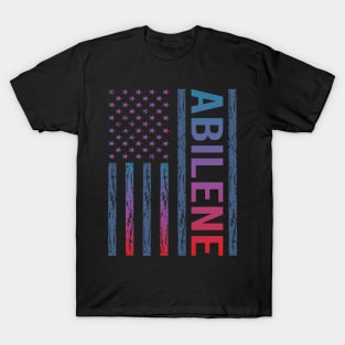 Blue Red Flag - Abilene T-Shirt